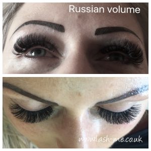 Russian Volume mink eyelash extensions