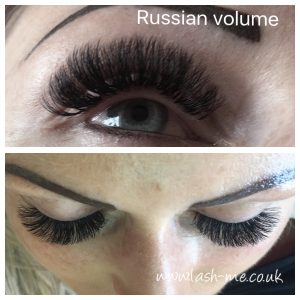 Russian Volume mink eyelash extensions